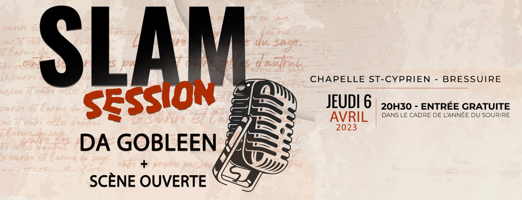Atelier et Soirée slam avec Da Gobleen
