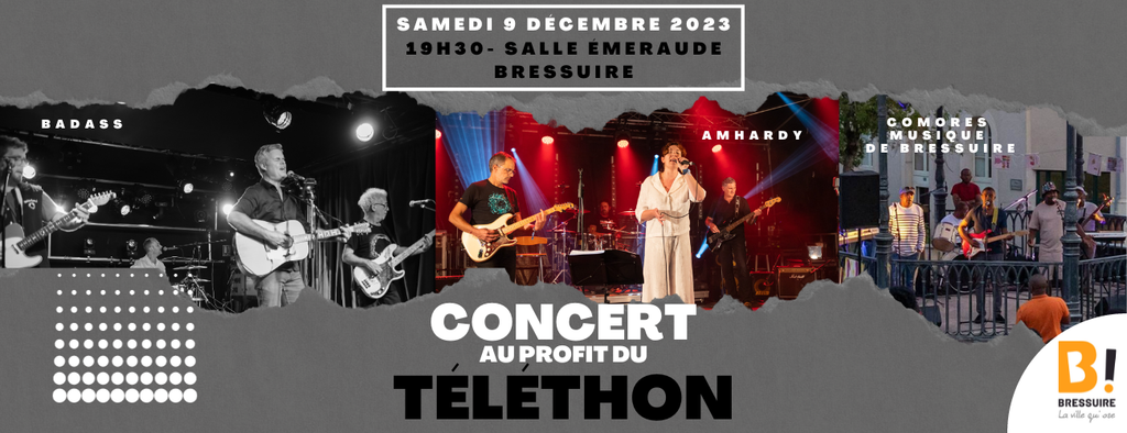 Soirée concert au profit du Téléthon