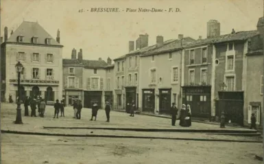 Carte postale Place Notre-Dame XIXe siècle