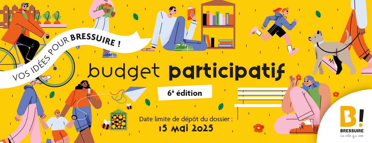 Budget Participatif 2025 - Visuel de l'affiche