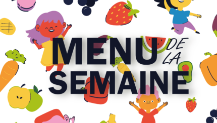 Visuel menu de la semaine