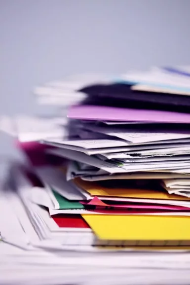 pile de papiers et dossiers de toutes les couleurs