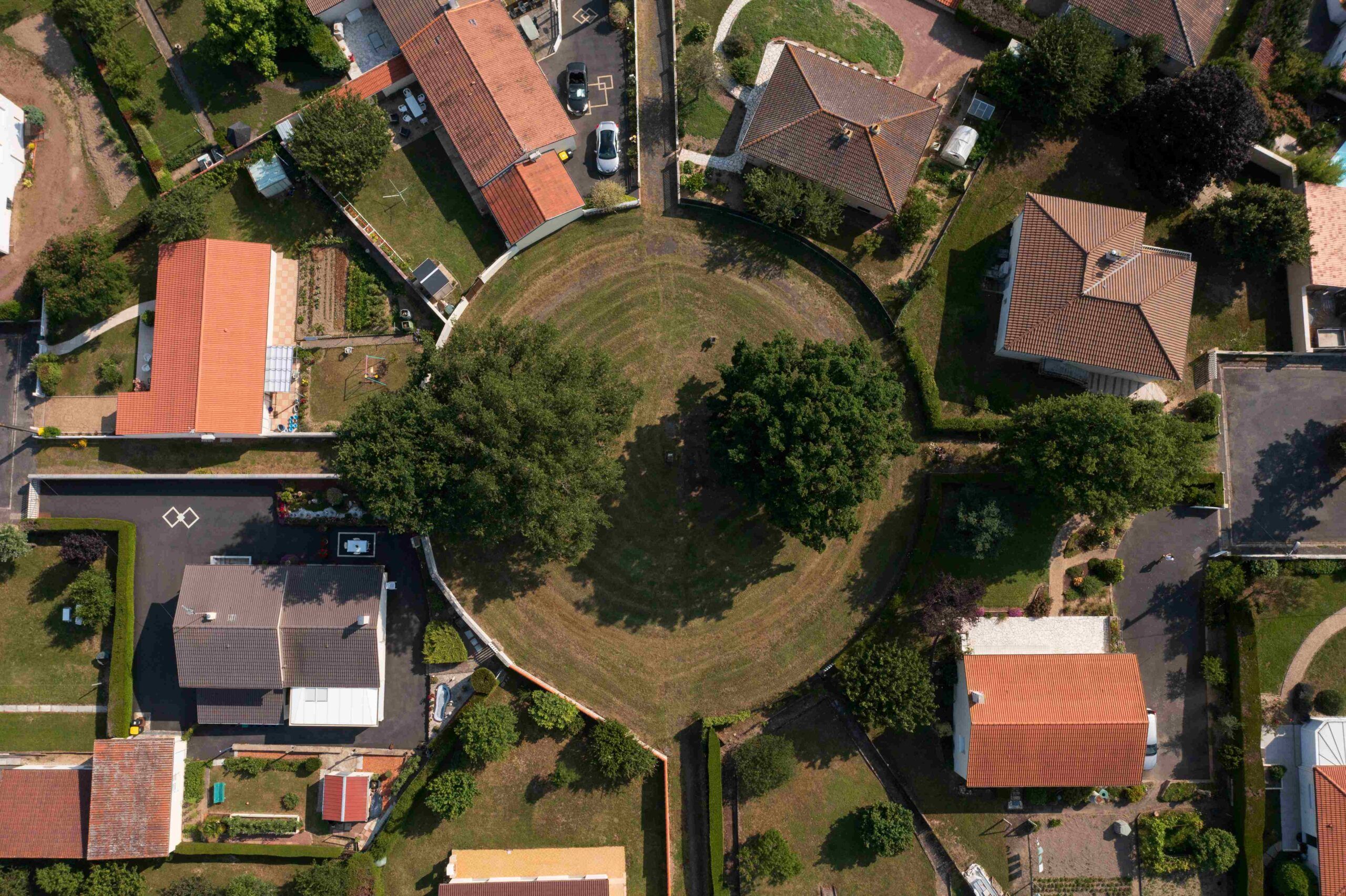 Vue aérienne lotissement Bressuire