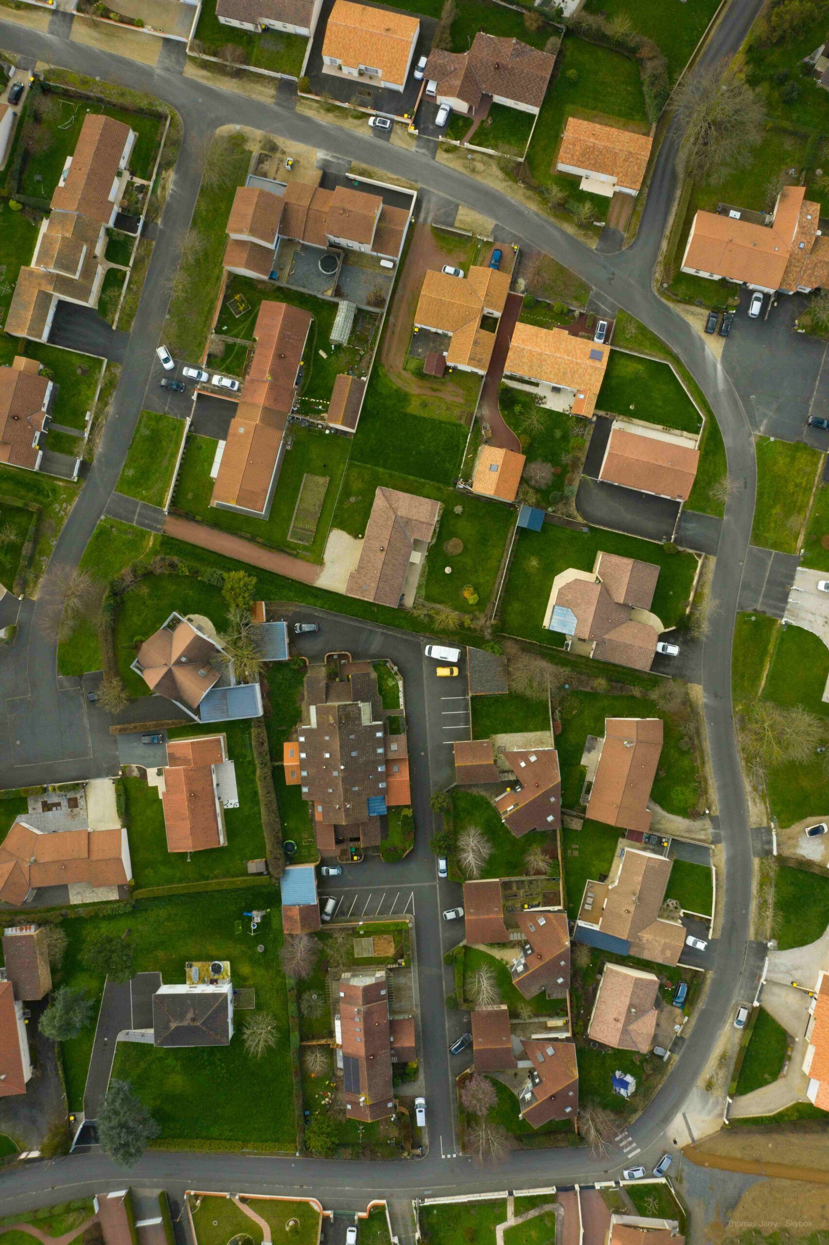 Vue aérienne lotissement Bressuire