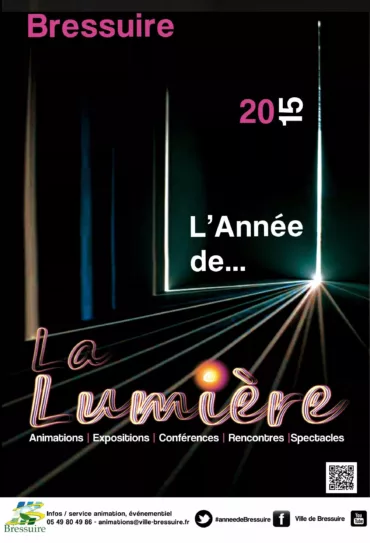 Affiche de l'Année de La Lumière (2015)
