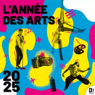 Visuel officiel de l'Année des Arts (2025)