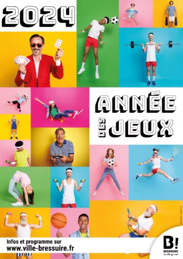 Affiche de l'Année des Jeux (2024)