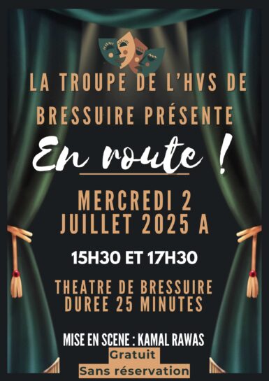 Affiche troupe de théâtre de l'HVS