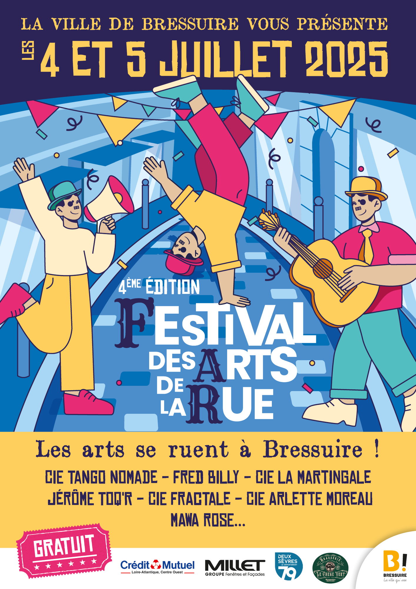 Affiche festival des Arts de la Rue