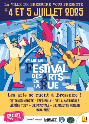 Affiche festival des Arts de la Rue