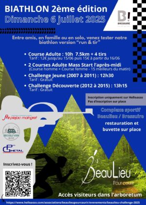 Affiche Biathlon Beaulieu sous Bressuire