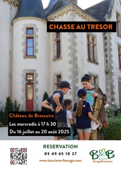 Affiche chasse au trésor de l'office de tourisme