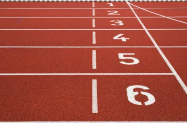 Piste d'athlétisme - sport