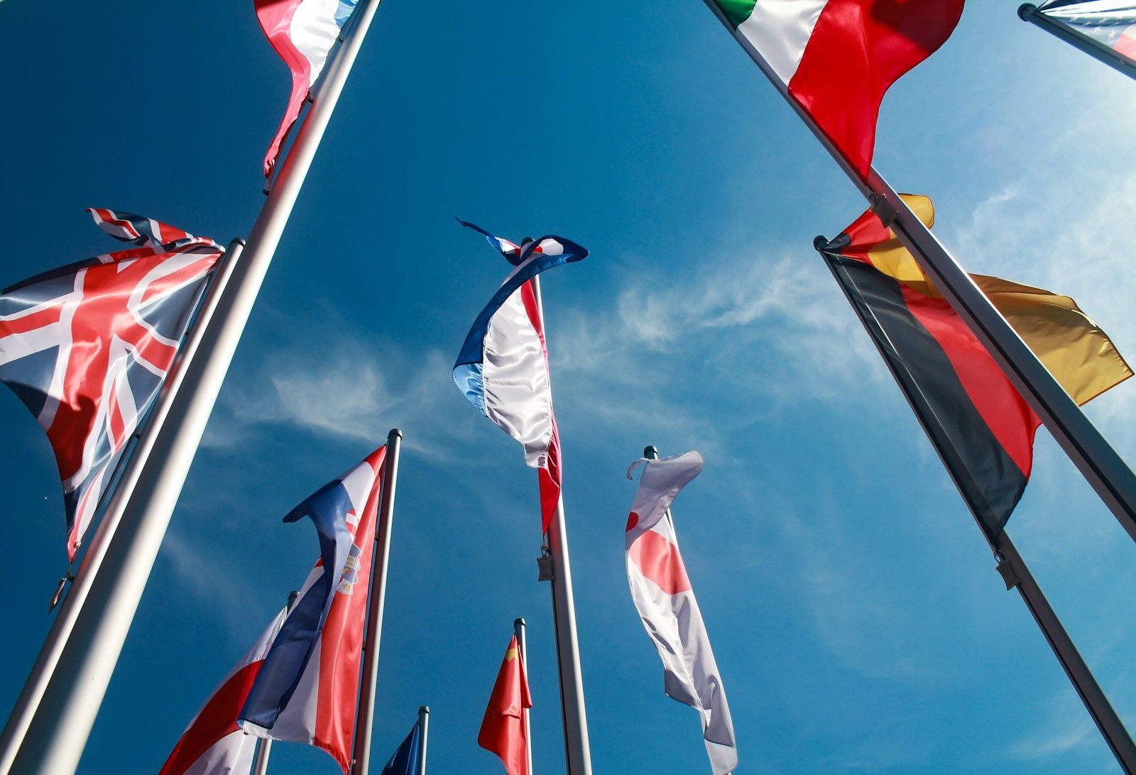 Photos de drapeaux étrangers