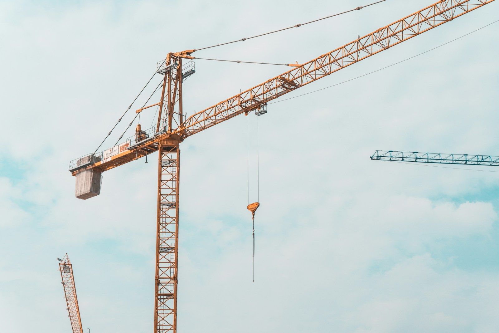Photo d'une grue