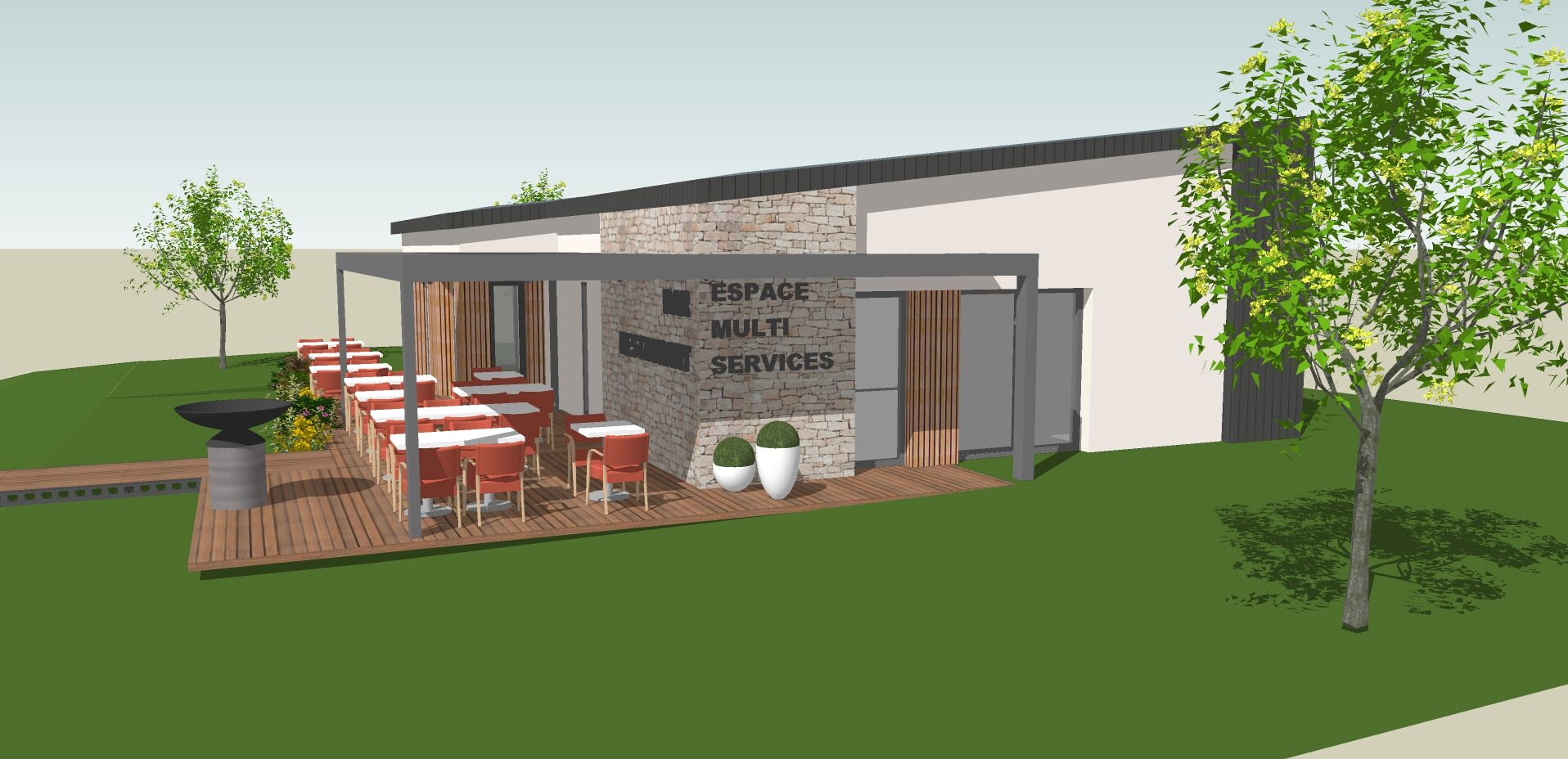 Multiservices de Clazay - Vue extérieure