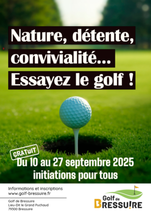 Affiche initiation golf