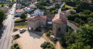 Chapelle Saint Cyprien - Vue aérienne