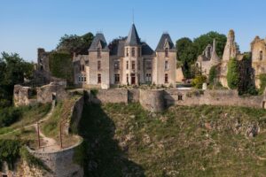 Château de Bressuire - Vue aérienne