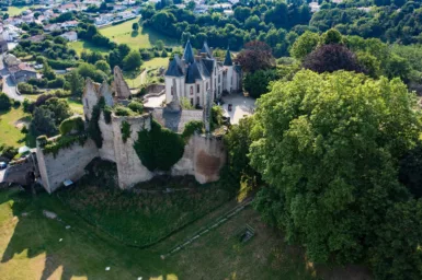 Château de Bressuire - Vue aérienne