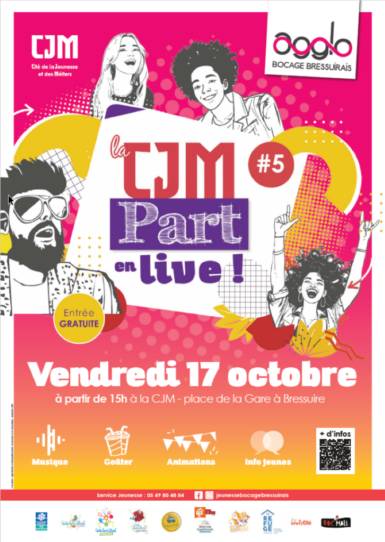 Affiche la CJM part en live