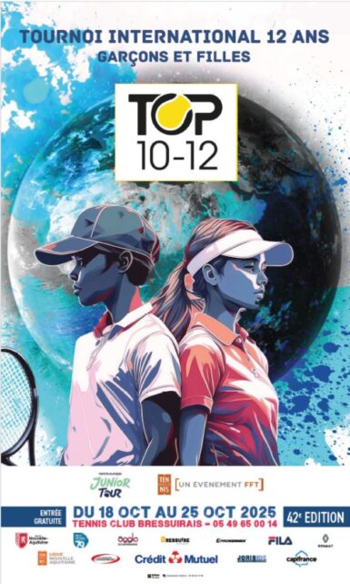 Affiche tournoi top 10-12