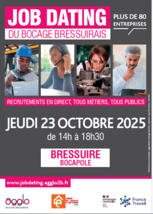 Affiche job dating Agglo2B