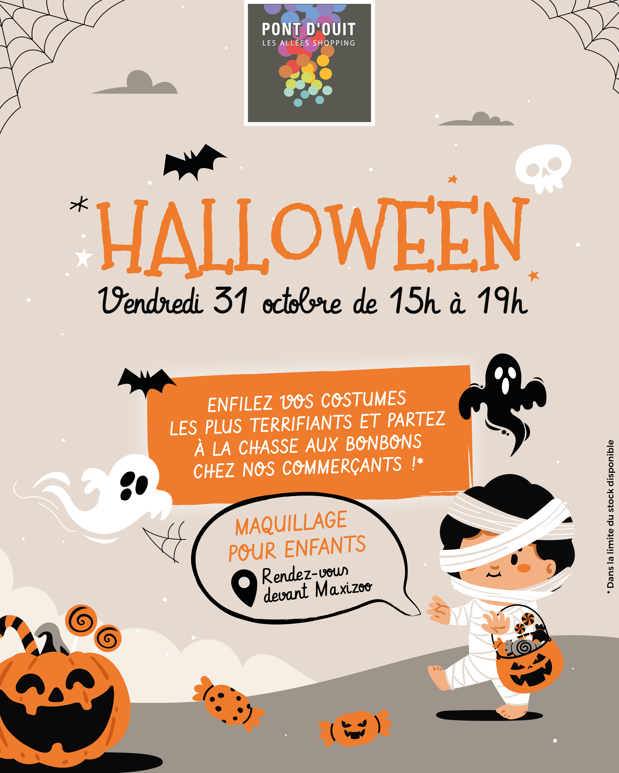 Affiche Halloween Pontd'Ouit