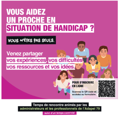 Affiche temps de rencontre ADAPEI79