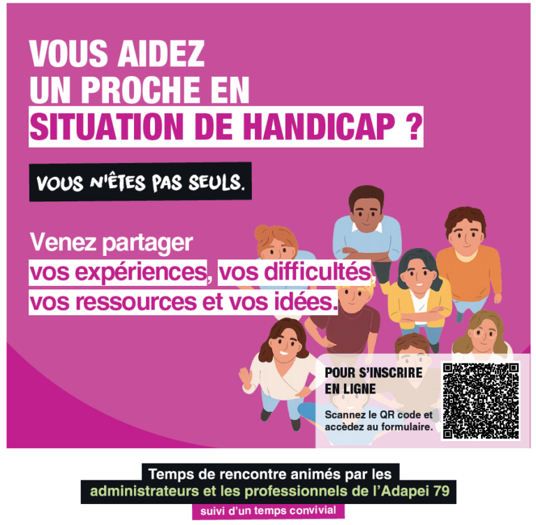 Affiche temps de rencontre ADAPEI79