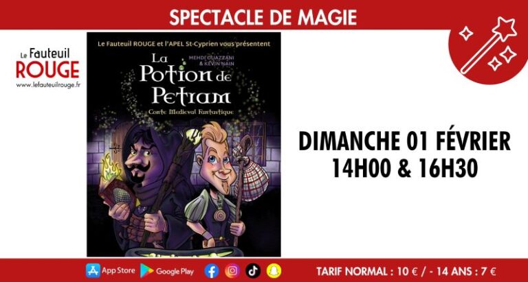 Affiche spectacle de magie