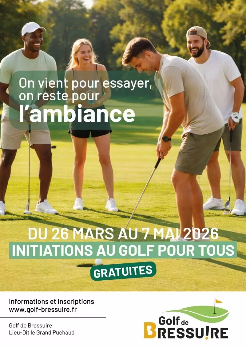 Affiche Initiations Golf