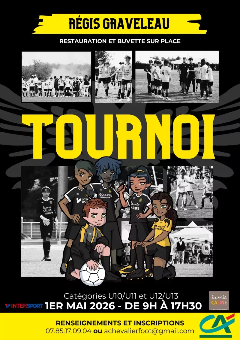 Affiche tournoi de foot