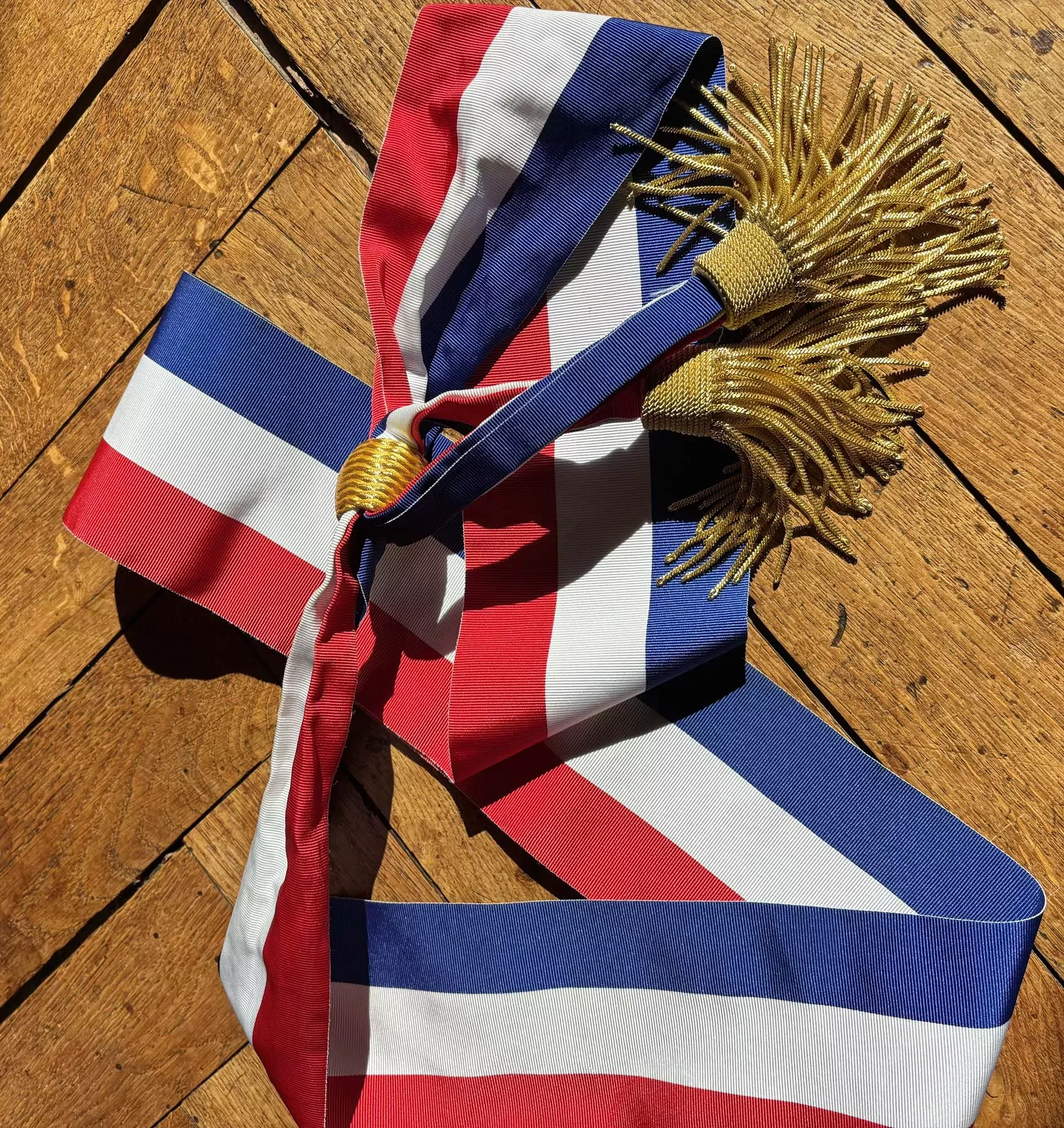 Echarpe bleu blanc rouge du Maire