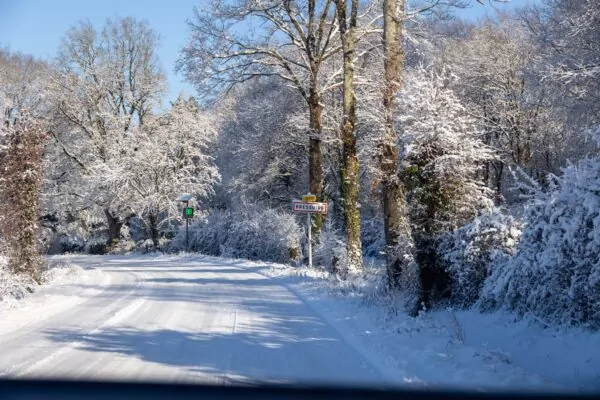 Neige à Bressuire (Janvier 2026) © M.P. Rouger