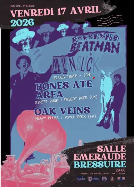 Affiche concert BocHall