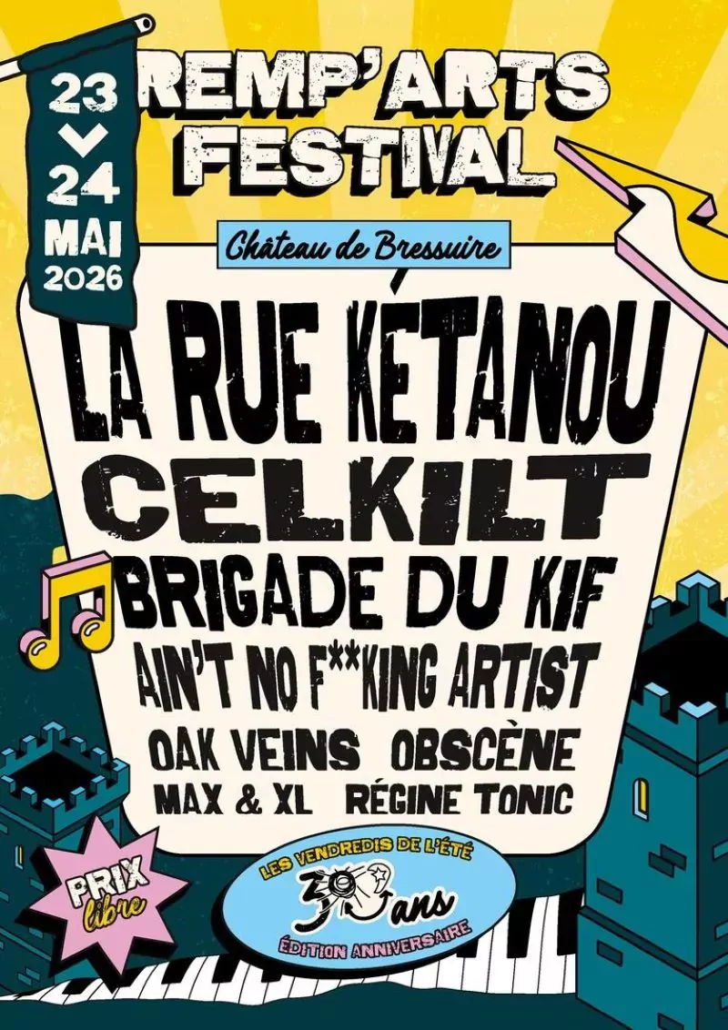 Affiche RempArts Festival