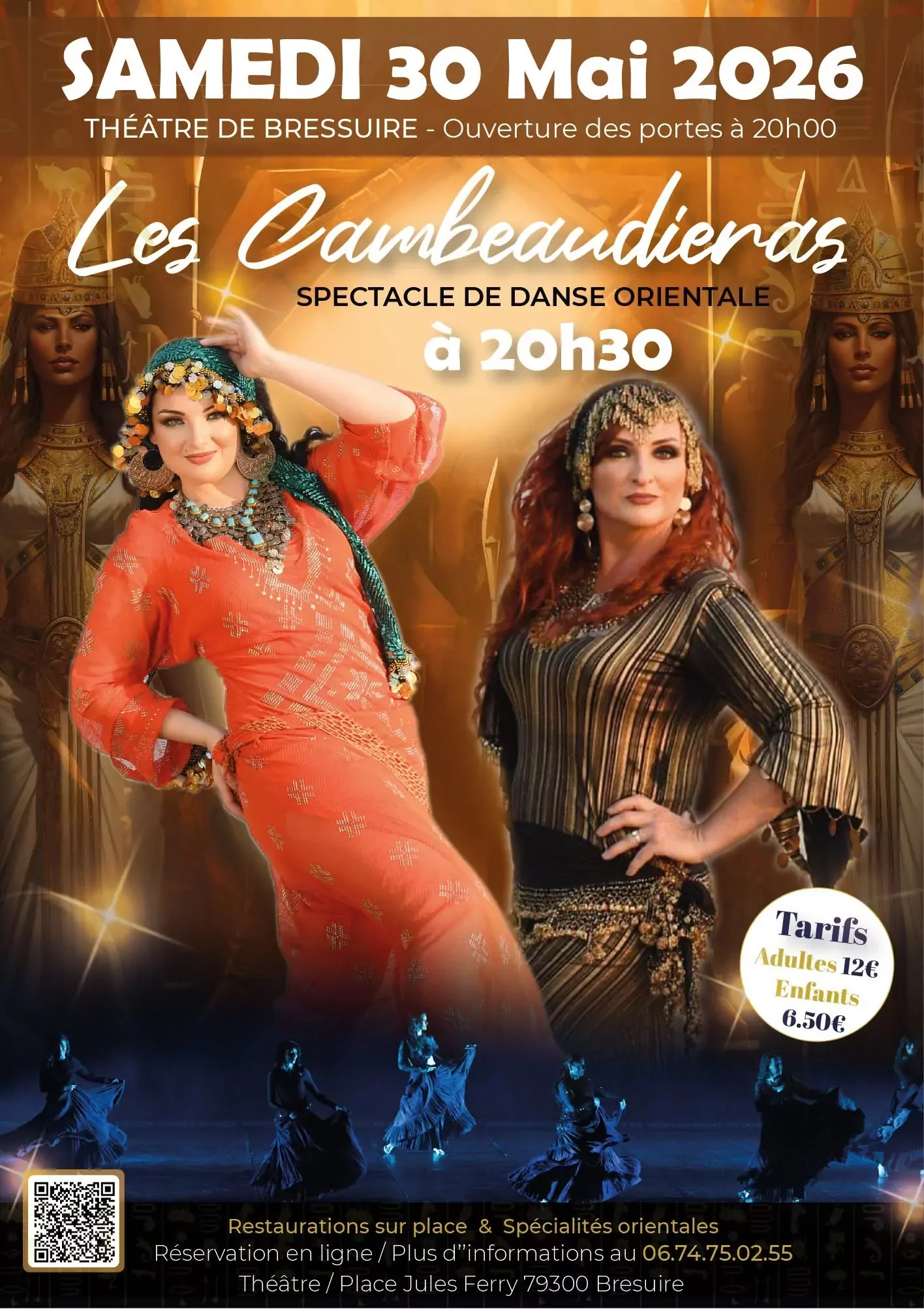 Affiche spectacle de danse orientale