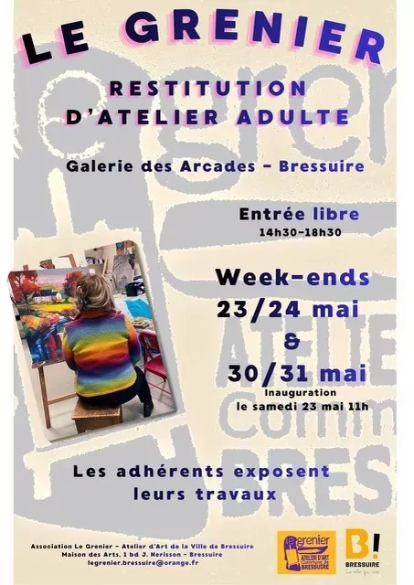 Affiche Expo Galerie Restitution