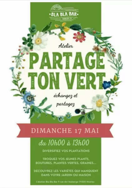 Affiche partage ton vert