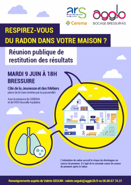 Réunion publique - restittuion des résultats - radon