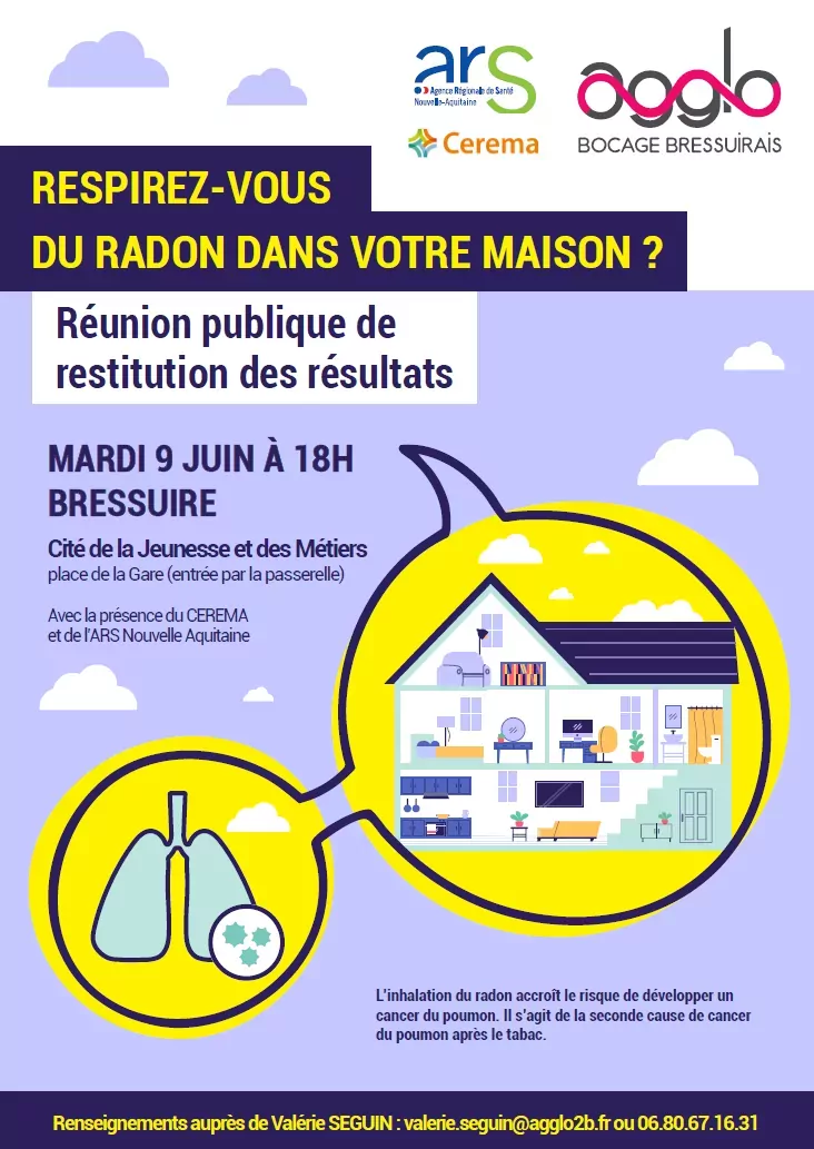 Réunion publique - restittuion des résultats - radon