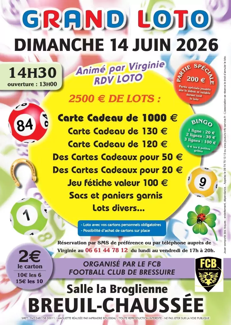 Affiche grand loto