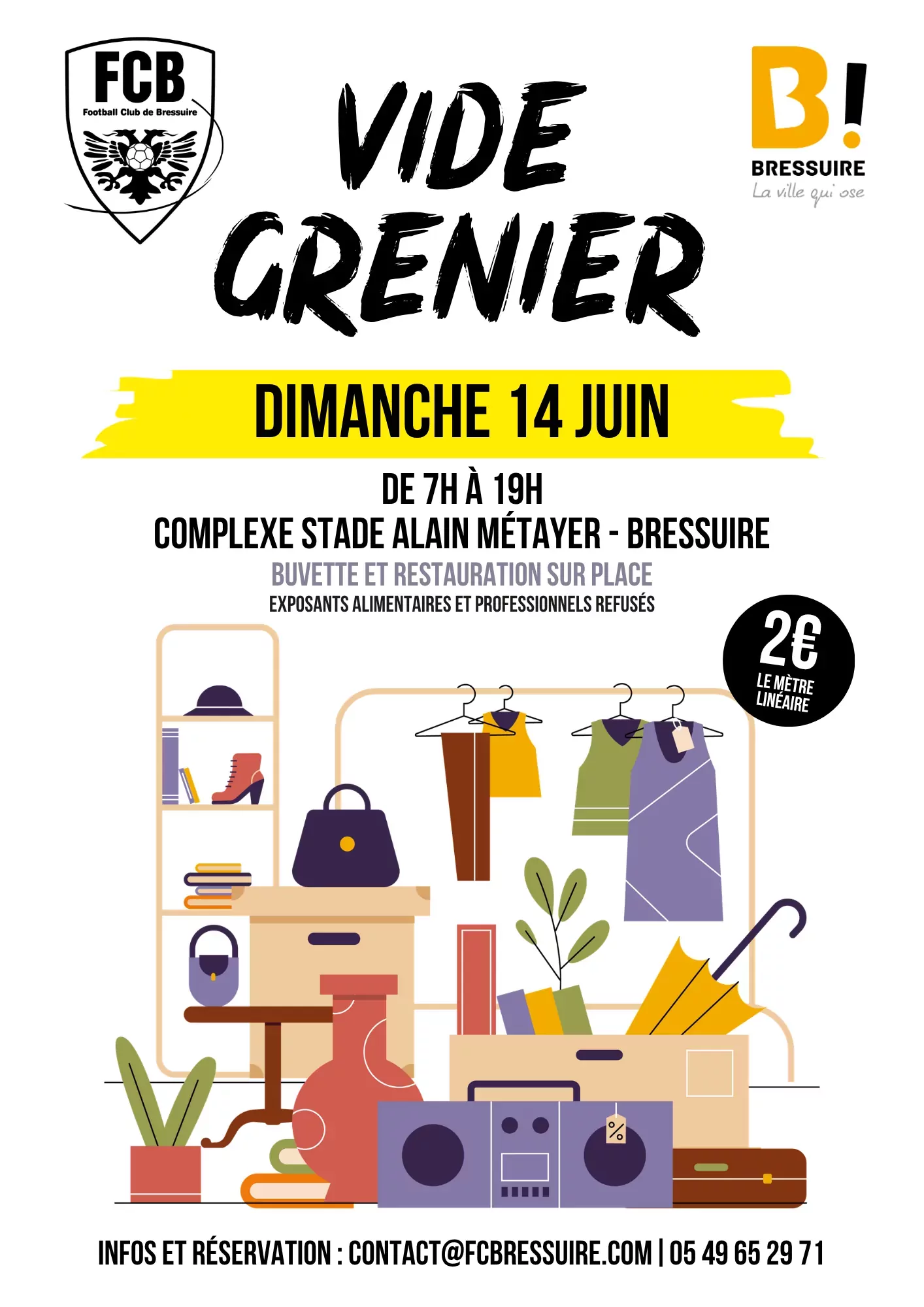 Affiche vide grenier