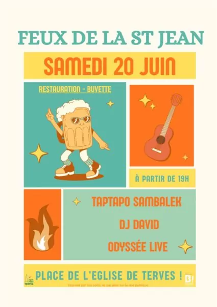 Affiche Feux de la Saint Jean