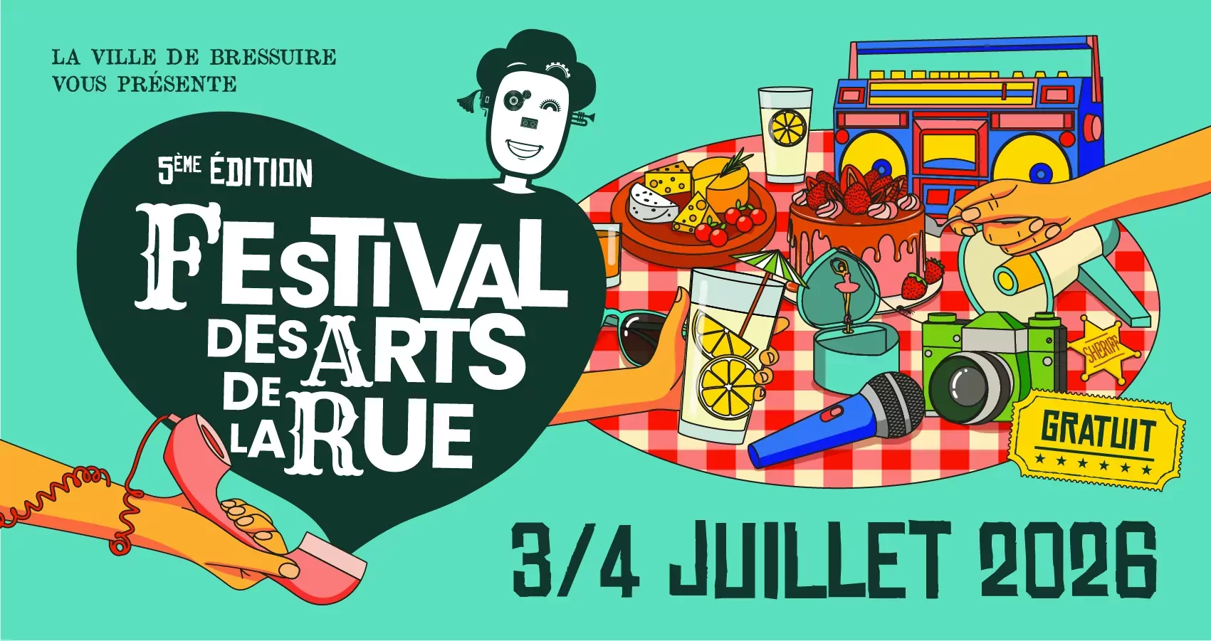 Festival des Arts de la Rue (FAR) 2026 - Visuel
