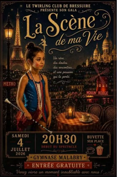 Affiche gala twirling