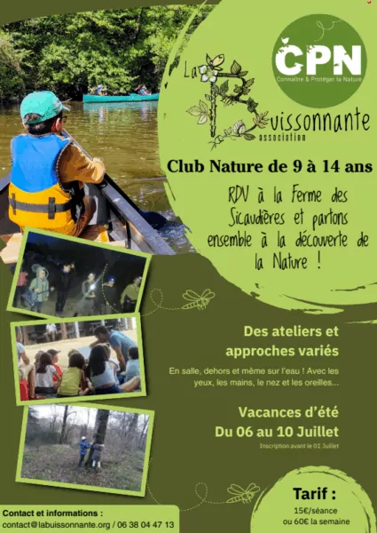 Affiche club nature