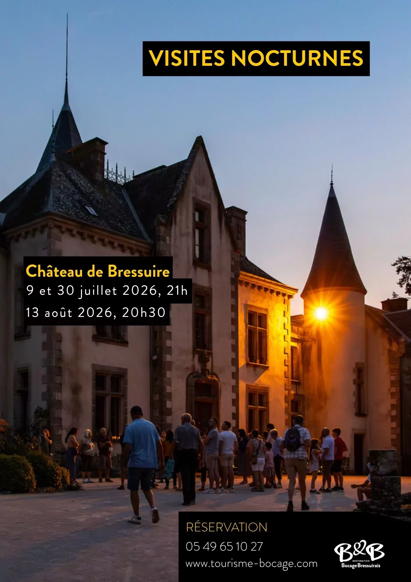 Affiche visite nocturne