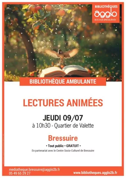 Affiche lectures animées
